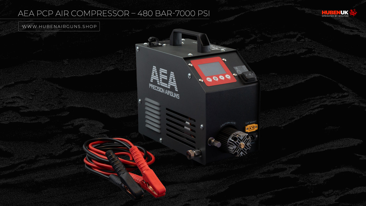 AEA PCP Air Compressor – 480 BAR/7000 PSI detailed view