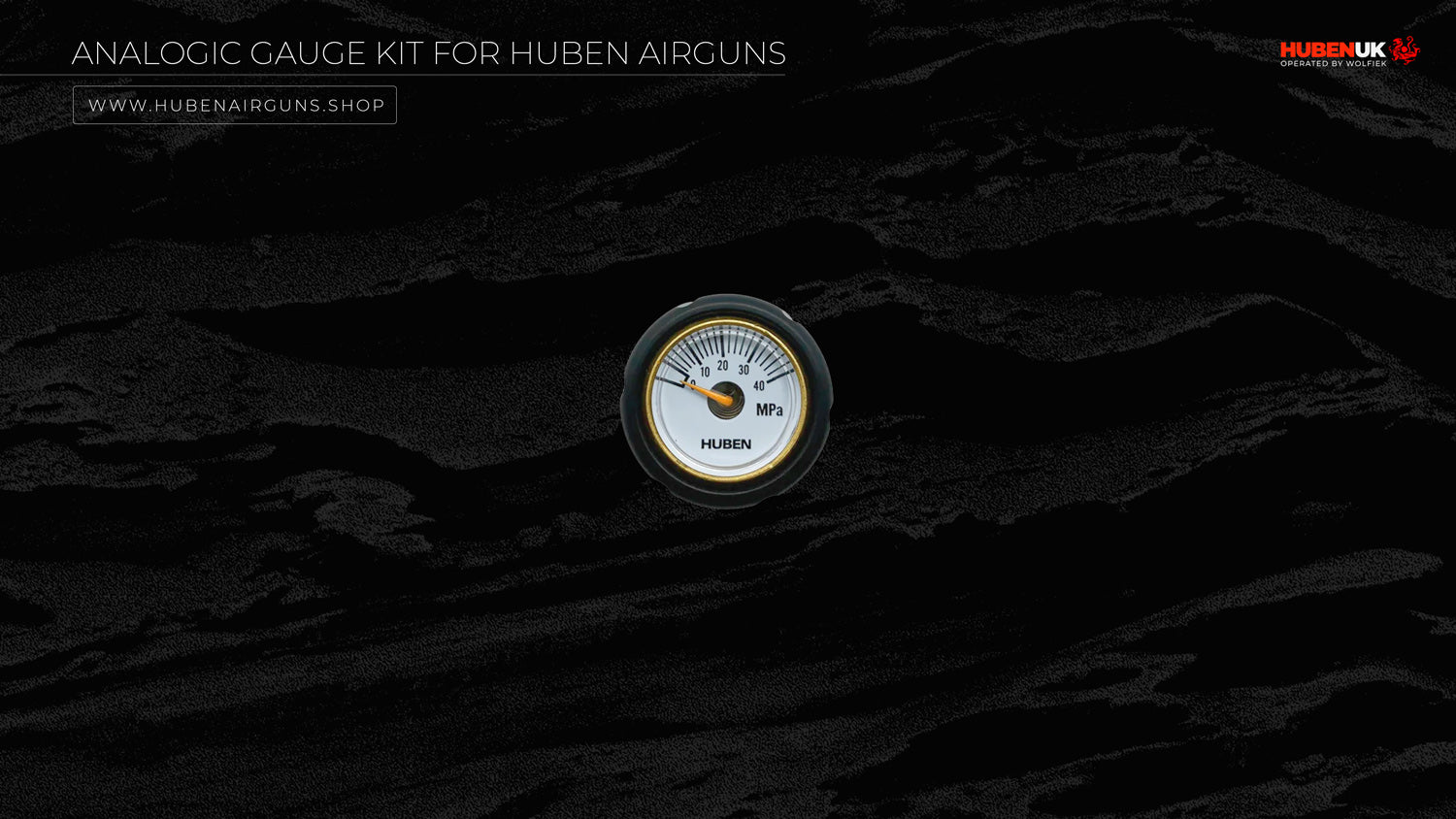 Analogic Gauge Kit for Huben Airguns gauge showcase