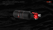 EDgun pEaZy Airguns Fill System 350cc Bottle with 1/8" Female Connector