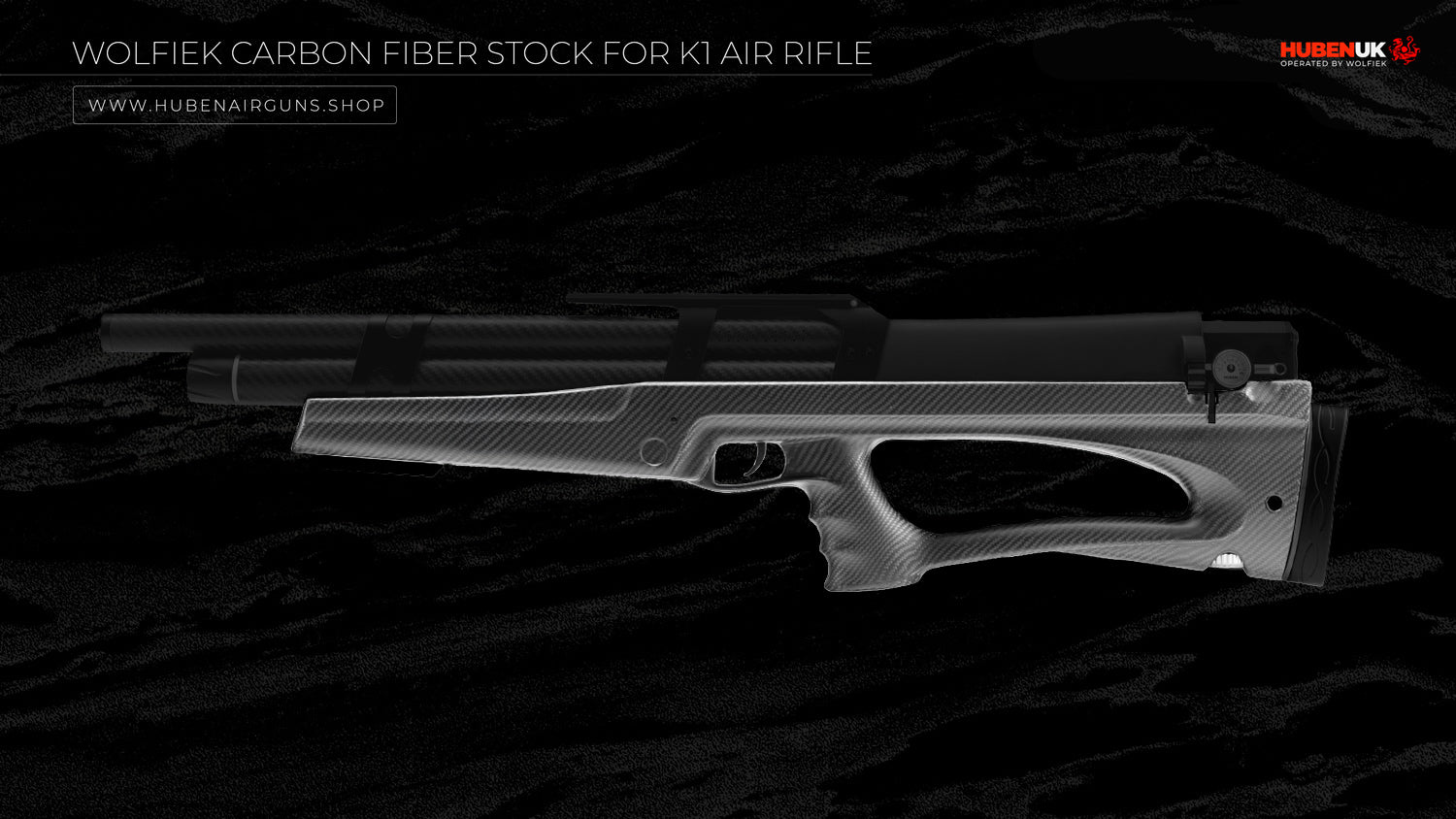 Wolfiek Carbon Fiber Stock for K1 Air Rifle