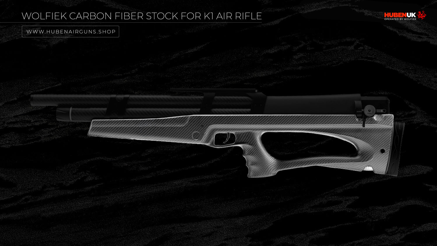 Wolfiek Carbon Fiber Stock for K1 Air Rifle