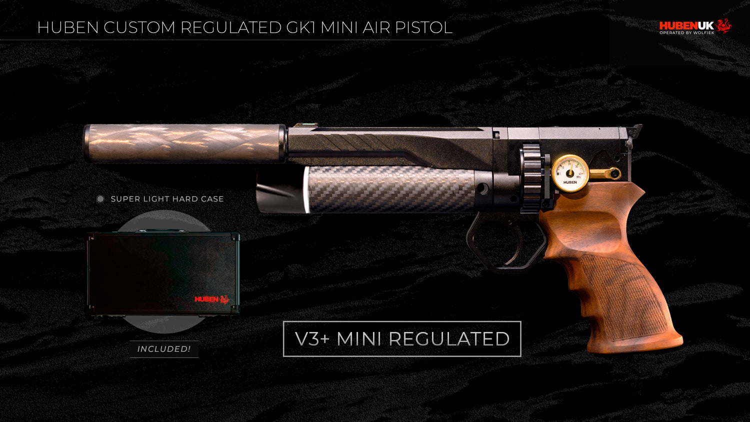 Huben Custom Regulated GK1 V3+ Mini Air Pistol