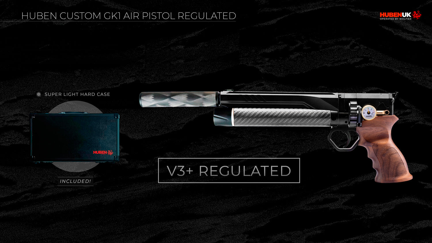 Huben Custom Regulated GK1 V3+ Air Pistol