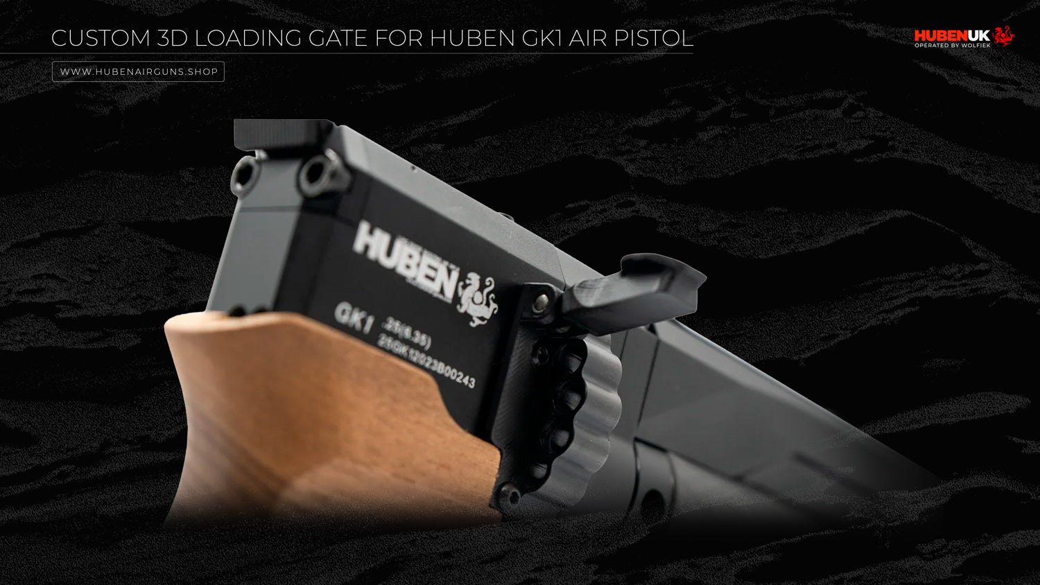 Custom 3D Loading Gate for Huben GK1 Air Pistol