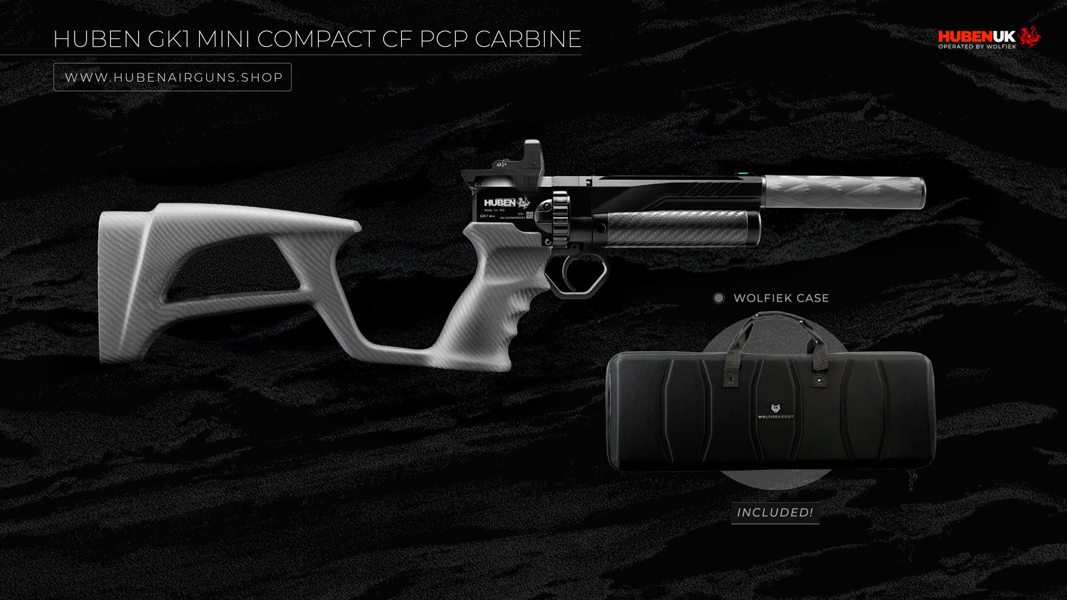 Huben GK1 V3+ CF PCP Carbine