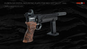 Huben GK1 Pistol Mounting Plate for Red Dot Sight 1x22x26 full view