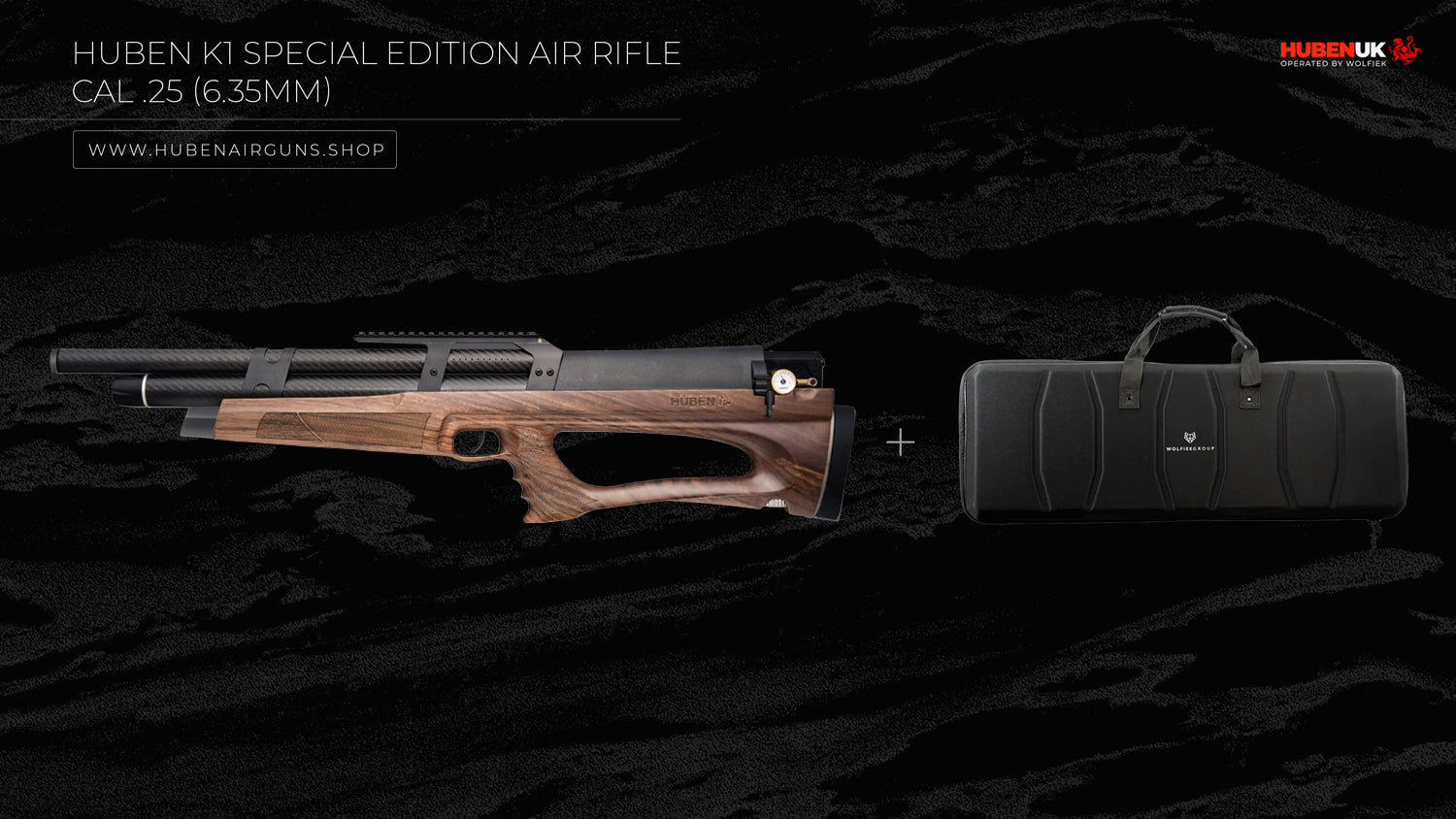 Huben K1 Special Edition Air Rifle · Cal .25 (6.35mm)