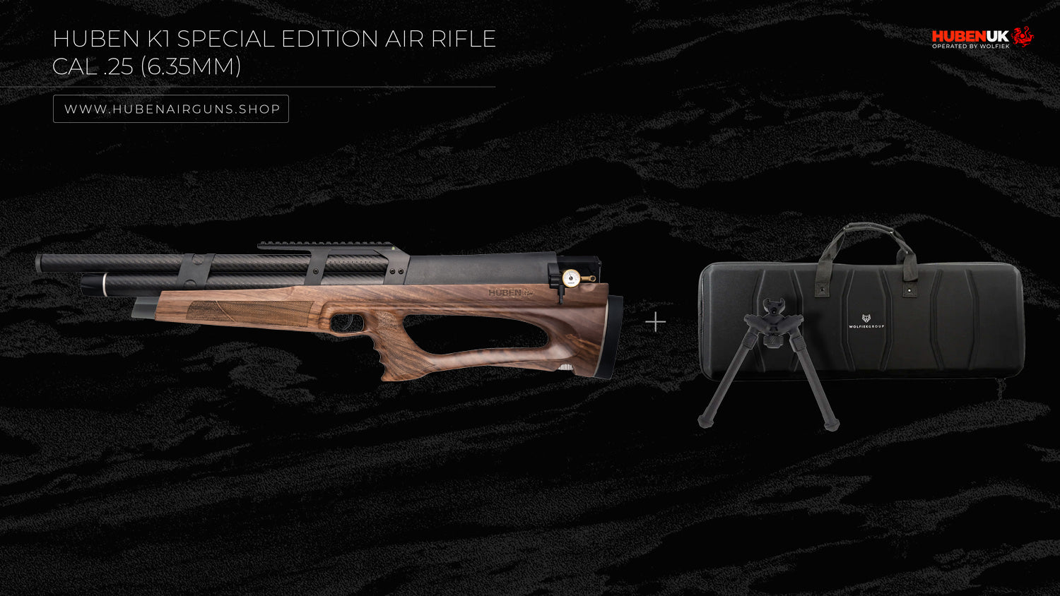 Huben K1 Special Edition Air Rifle · Cal .25 (6.35mm)
