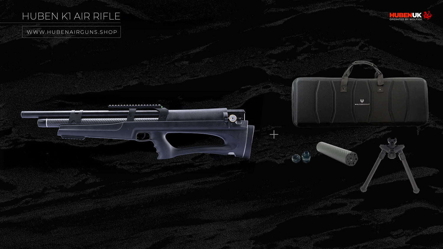 Huben K1 Air Rifle · Cal .22 (5.5 mm)