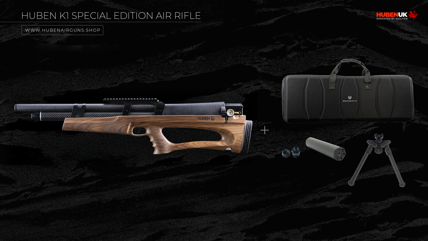 Huben K1 Special Edition Air Rifle · Cal .30 (7.62mm)