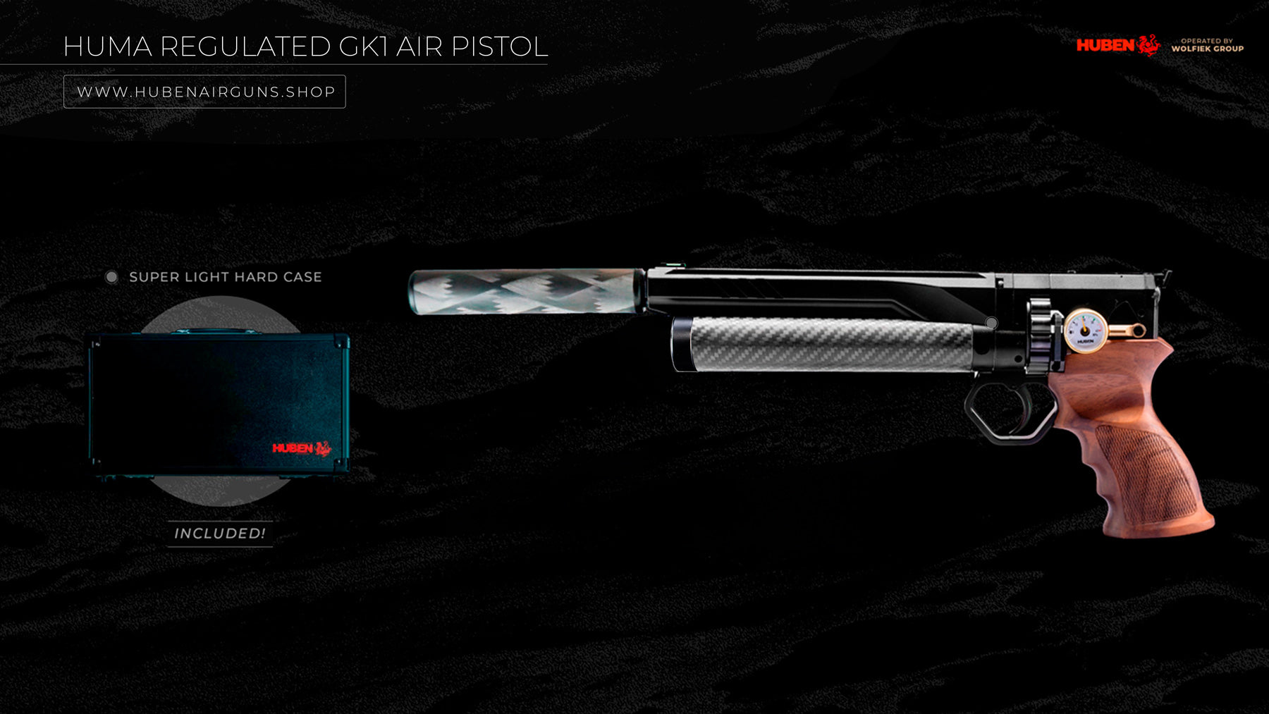 Huben Custom Regulated GK1 V3+ Air Pistol