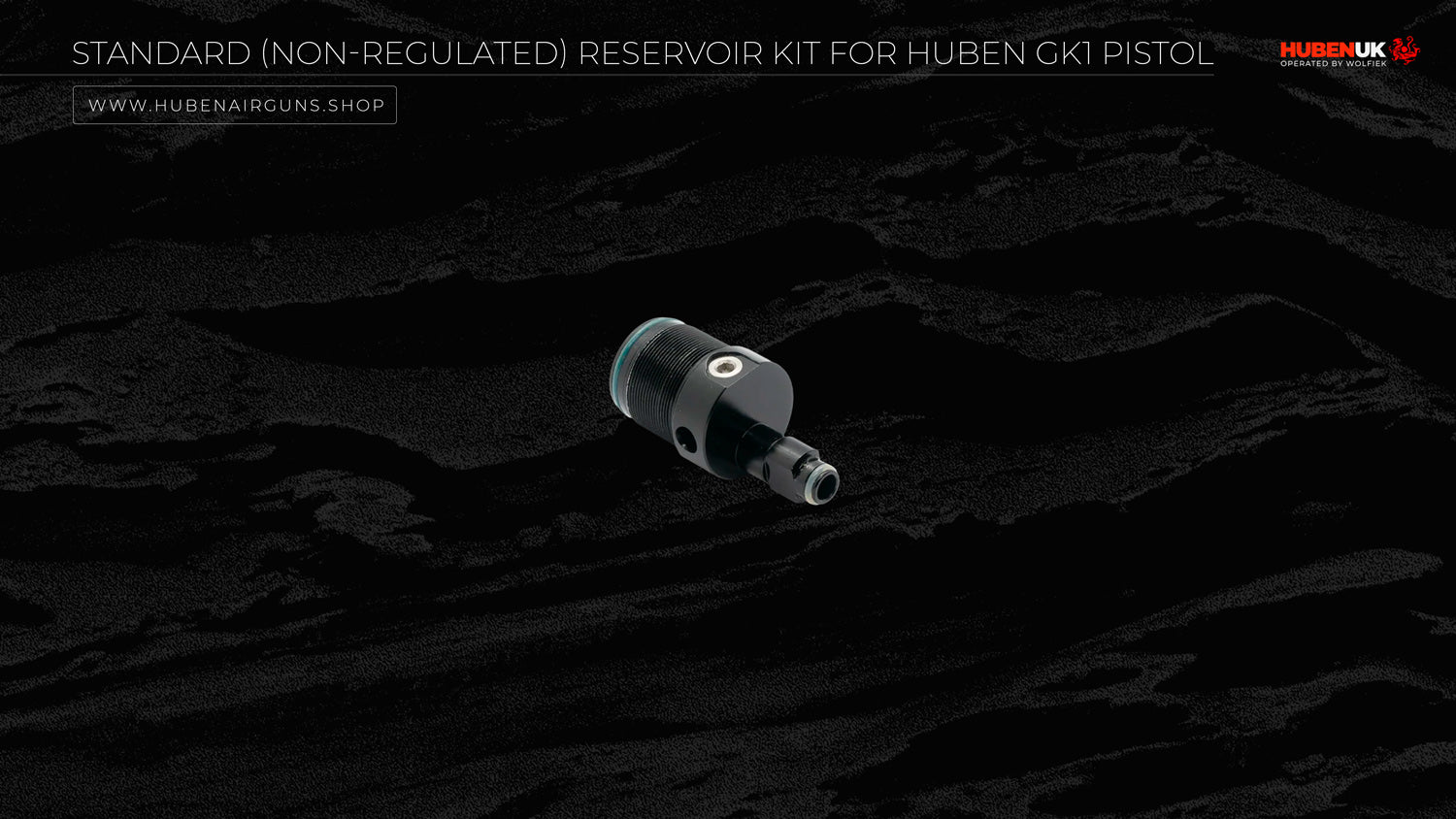 Standard (Non-Regulated) Reservoir Kit for Huben GK1 Pistol connector view