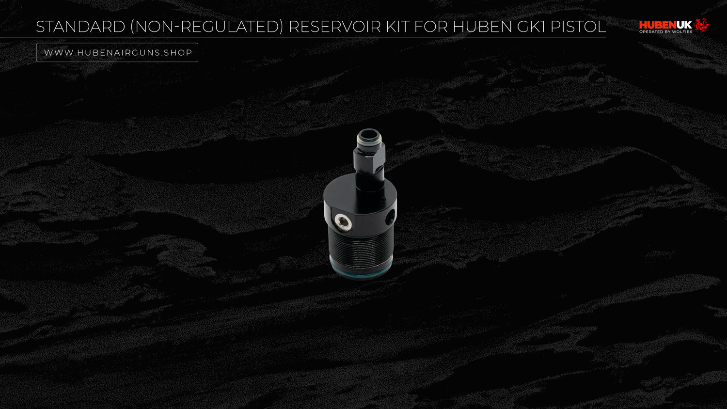 Standard (Non-Regulated) Reservoir Kit for Huben GK1 Pistol horizontal view