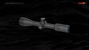 Vector Optics Taurus riflescope 3-18x50 FFP, angled view