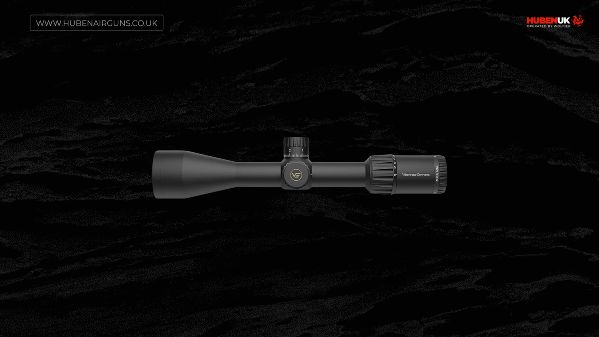 Vector Optics Taurus riflescope 3-18x50 FFP, side view