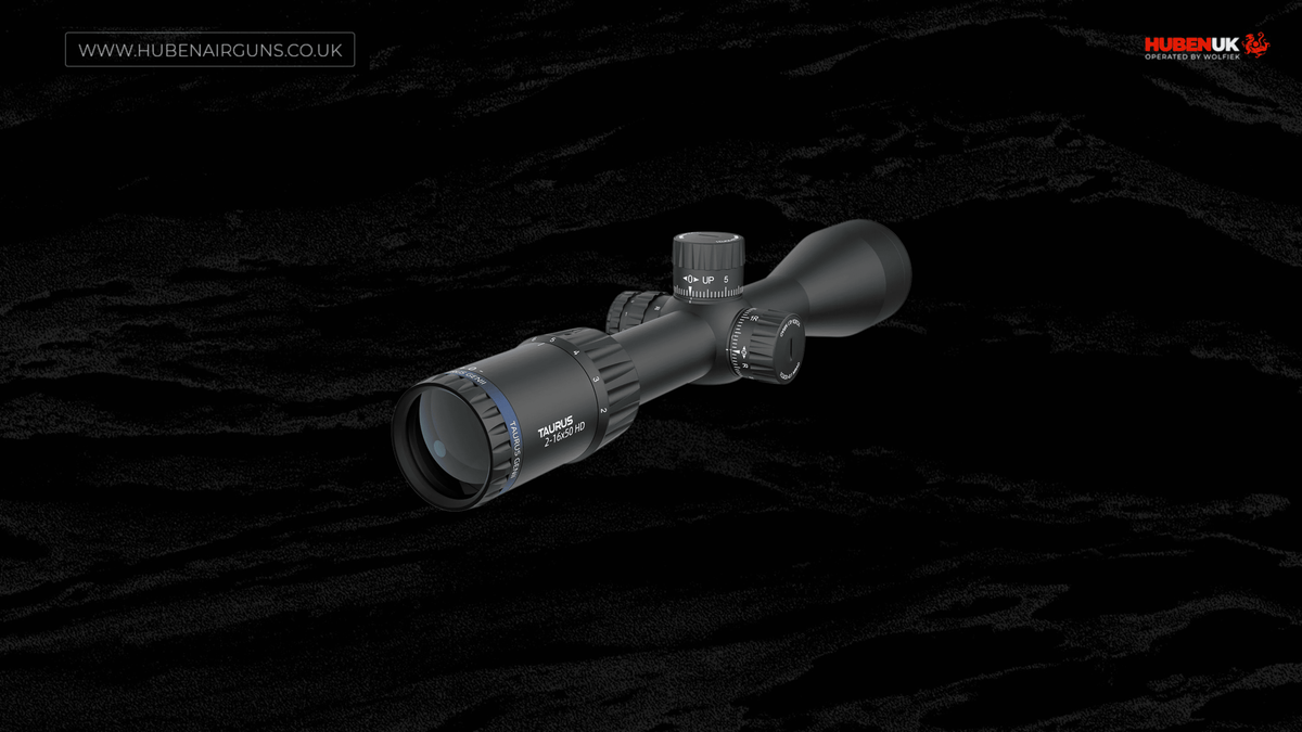 Vector Optics Taurus riflescope 3-18x50 FFP, rear eyepiece view