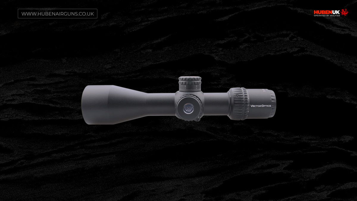 Vector Optics Veyron riflescope 3-12x44 FFP, side view