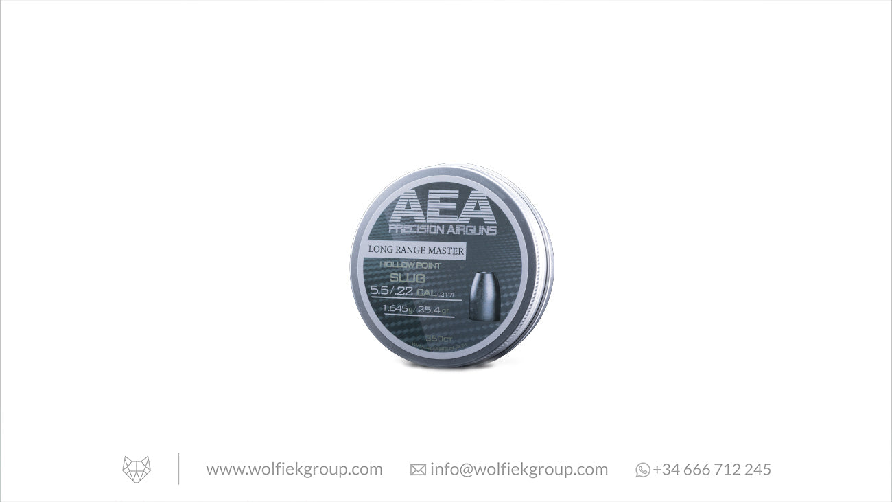 AEA Long Range Master Hollow Point Slugs - Cal .22 (5.5mm) - 1.645g (25.4gr)