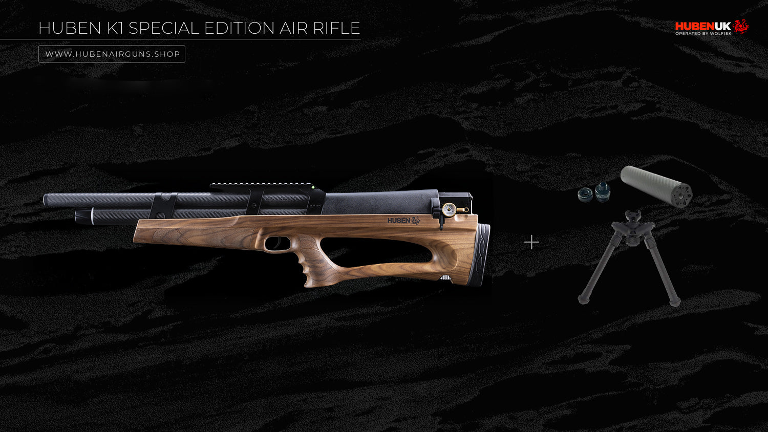 Huben K1 Special Edition Air Rifle · Cal .30 (7.62mm)